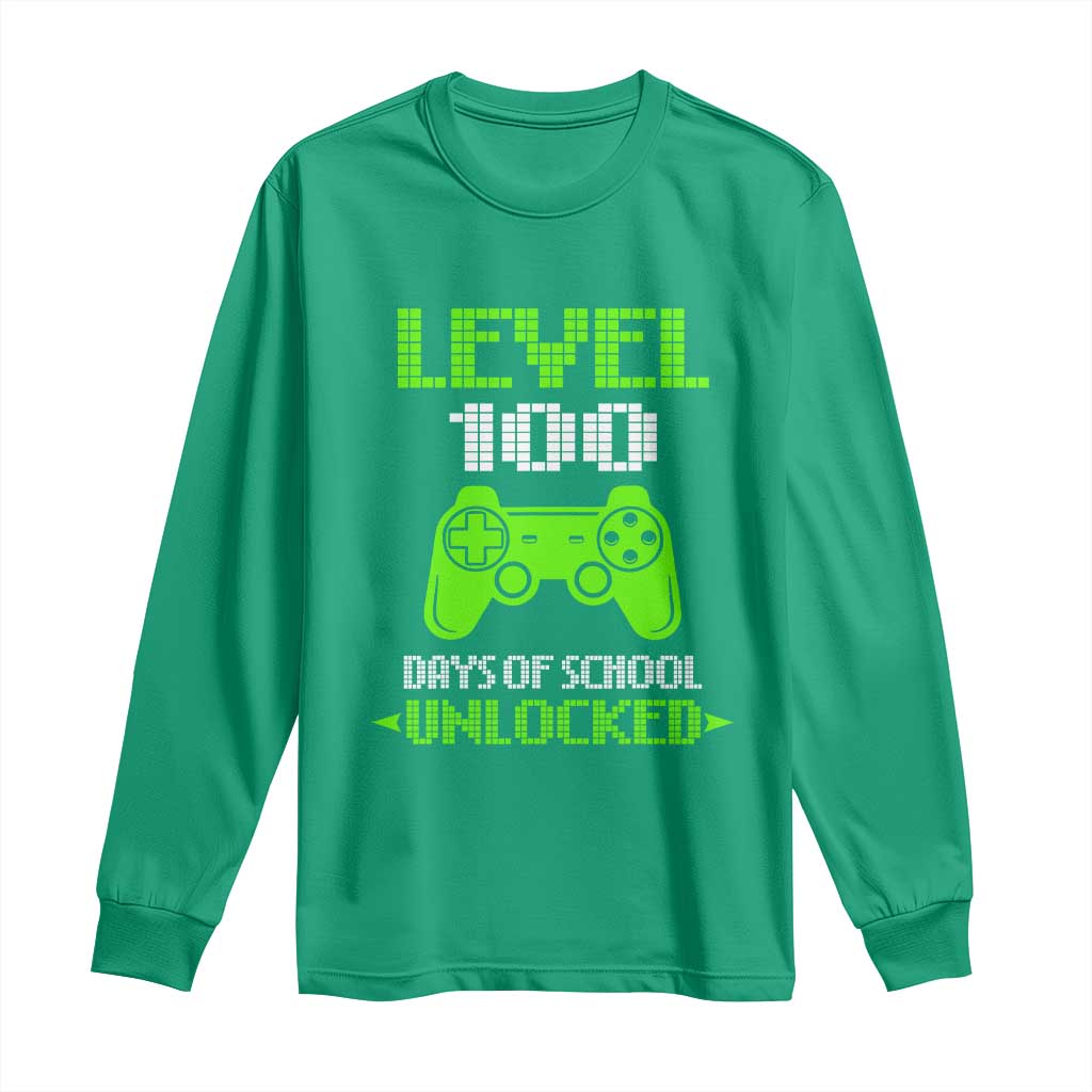 100 Days of School Smarter Long Sleeve Shirt Cool 100th Day Celebration Gift