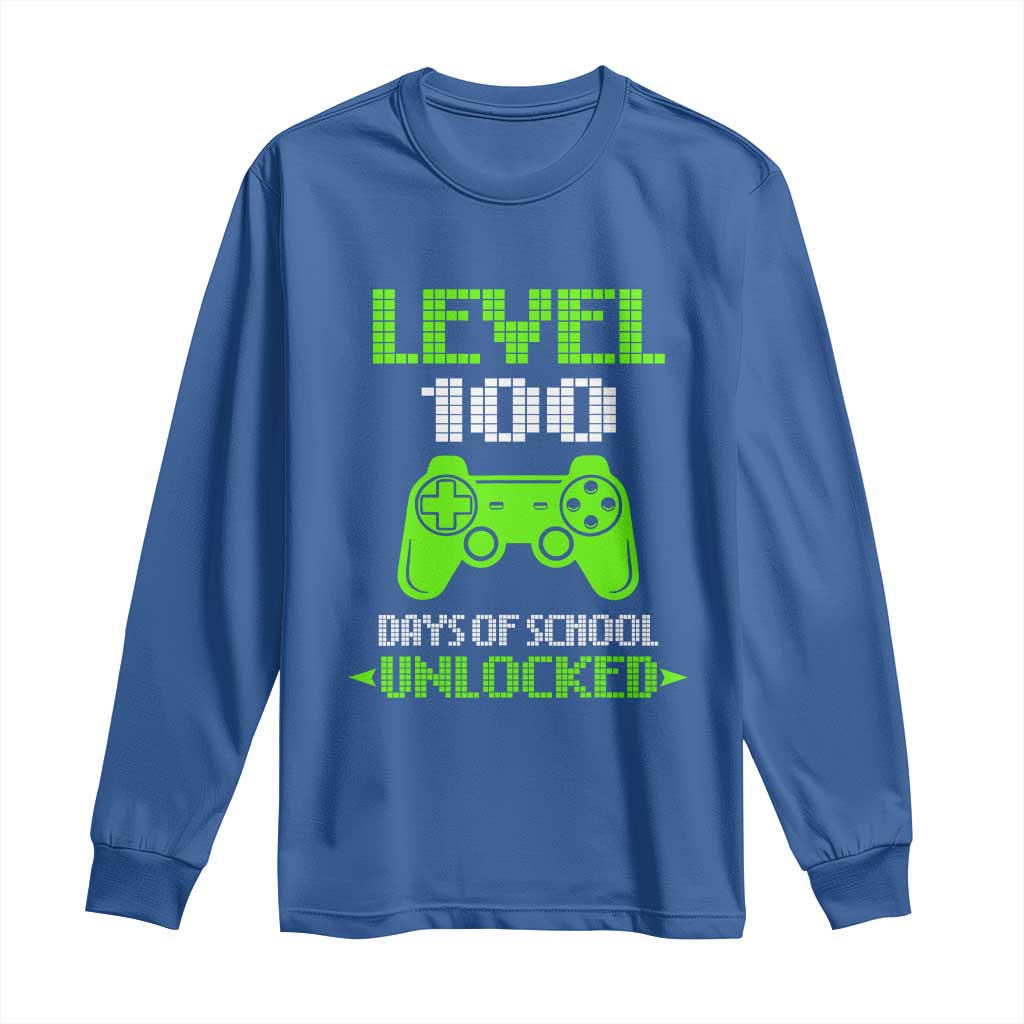 100 Days of School Smarter Long Sleeve Shirt Cool 100th Day Celebration Gift
