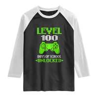 100 Days of School Smarter Raglan Shirt Cool 100th Day Celebration Gift