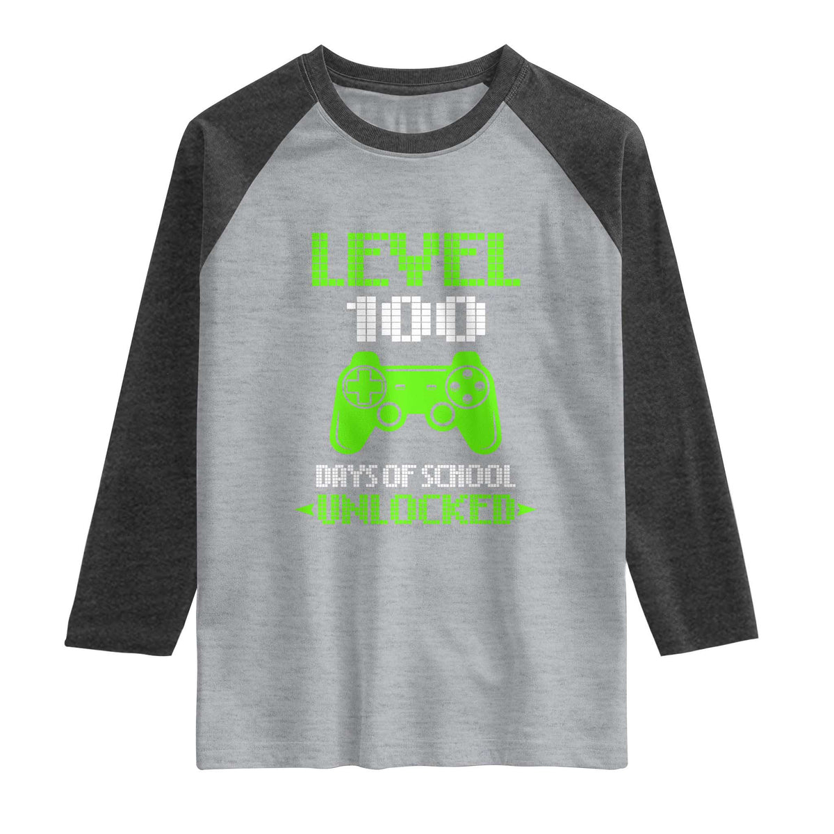 100 Days of School Smarter Raglan Shirt Cool 100th Day Celebration Gift