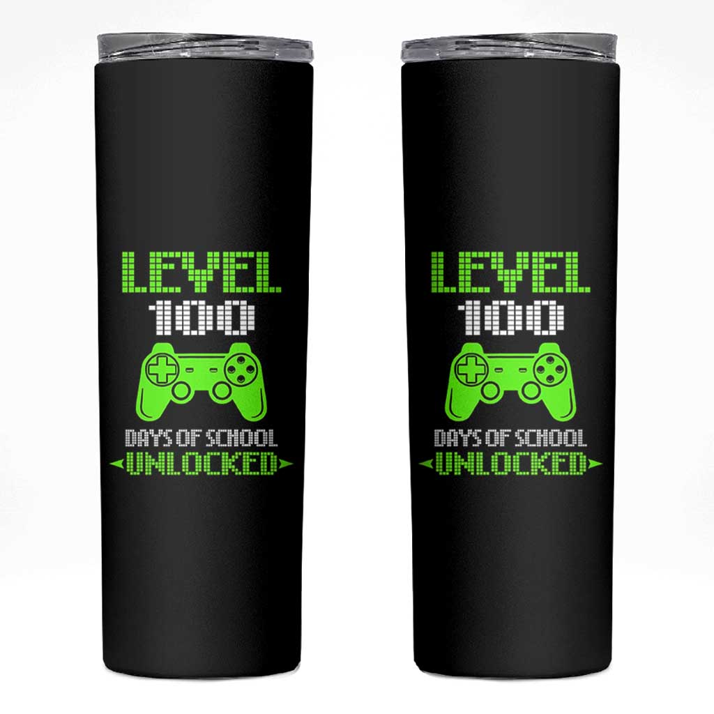 100 Days of School Smarter Skinny Tumbler Cool 100th Day Celebration Gift