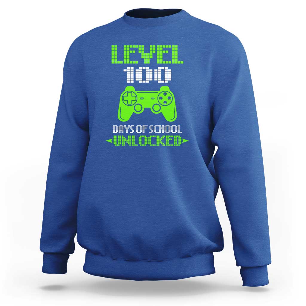 Boys 100 Days of School Sweatshirt 100th Day Celebration for Kids - Wonder Print Shop