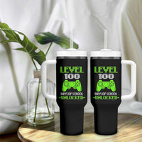 100 Days of School Smarter Tumbler With Handle Cool 100th Day Celebration Gift