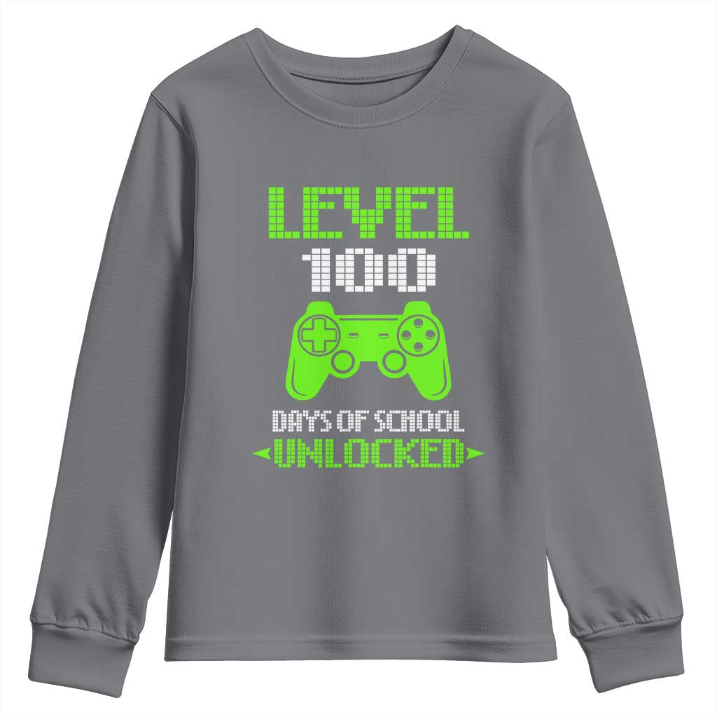100 Days of School Smarter Youth Sweatshirt Cool 100th Day Celebration Gift