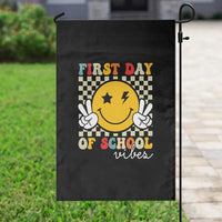 First Day of School Vibes Garden Flag Aesthetic Back to School Teacher Student