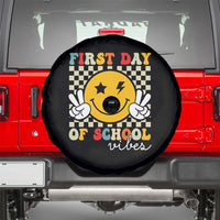 First Day of School Vibes Spare Tire Cover Aesthetic Back to School Teacher Student