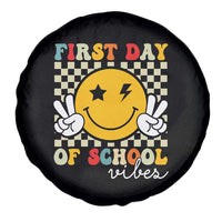First Day of School Vibes Spare Tire Cover Aesthetic Back to School Teacher Student