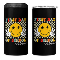 First Day of School Vibes 4 in 1 Can Cooler Tumbler Aesthetic Back to School Teacher Student