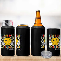 First Day of School Vibes 4 in 1 Can Cooler Tumbler Aesthetic Back to School Teacher Student
