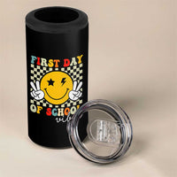 First Day of School Vibes 4 in 1 Can Cooler Tumbler Aesthetic Back to School Teacher Student