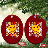 First Day of School Vibes Ceramic Ornament Aesthetic Back to School Teacher Student
