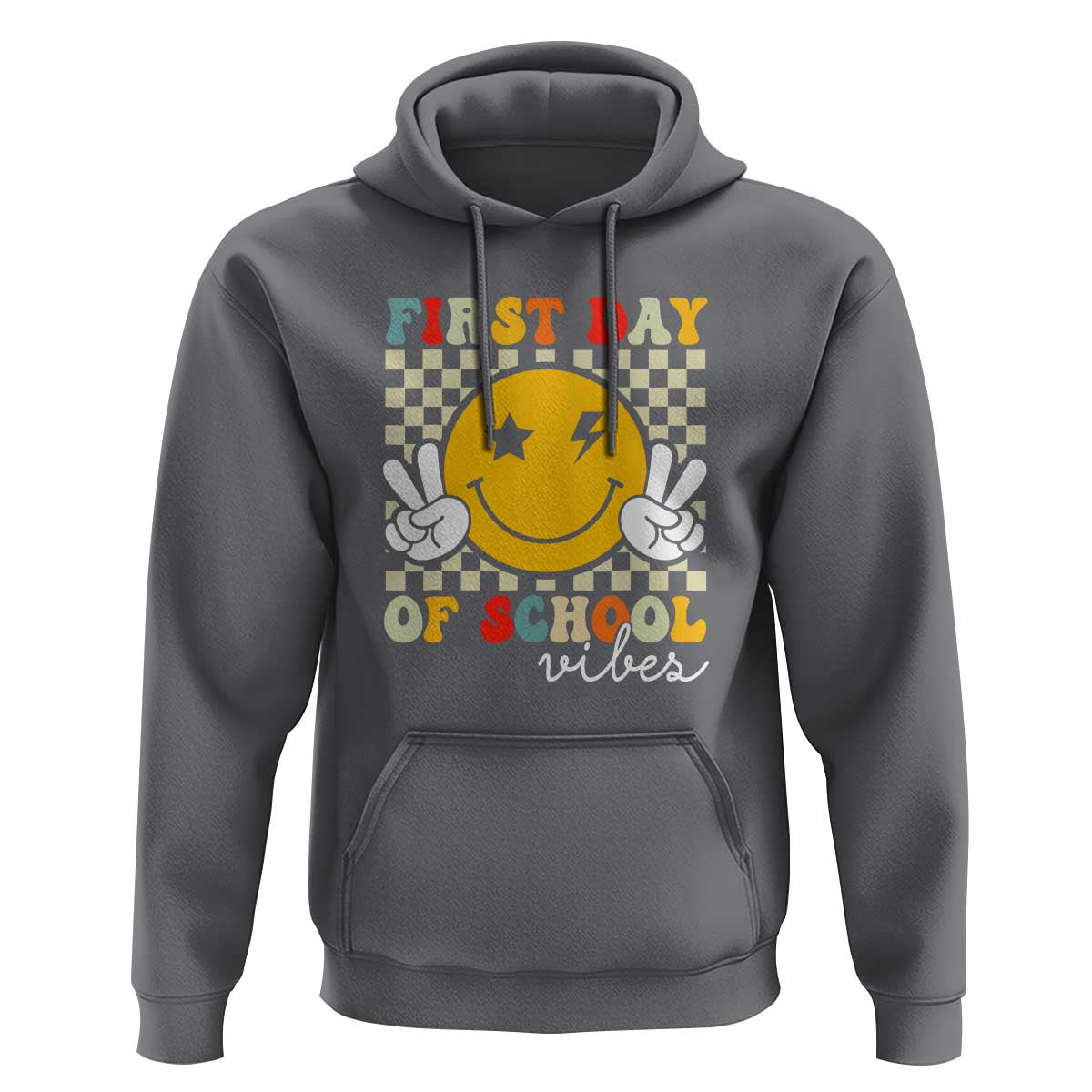 First Day of School Vibes Hoodie Back to School for Teachers and Students - Wonder Print Shop