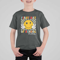 First Day of School Vibes T Shirt For Kid Back to School for Teachers and Students