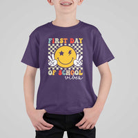 First Day of School Vibes T Shirt For Kid Back to School for Teachers and Students