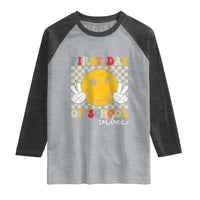 First Day of School Vibes Raglan Shirt Aesthetic Back to School Teacher Student