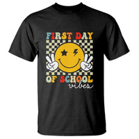 First Day of School Vibes T Shirt Back to School for Teachers and Students - Wonder Print Shop