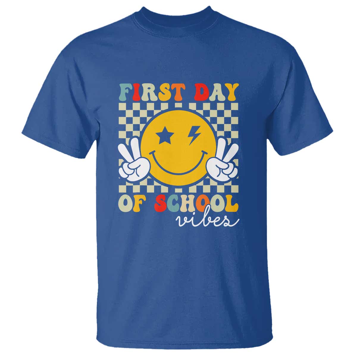 First Day of School Vibes T Shirt Back to School for Teachers and Students - Wonder Print Shop