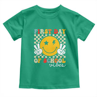 First Day of School Vibes Toddler T Shirt Aesthetic Back to School Teacher Student