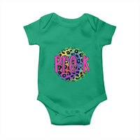 Pre-Kindergarten Neon Leopard Effect Printing Baby Onesie Wild About PreK Teacher Student Gift