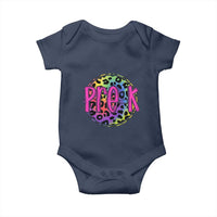Pre-Kindergarten Neon Leopard Effect Printing Baby Onesie Wild About PreK Teacher Student Gift