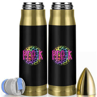 Pre-Kindergarten Neon Leopard Effect Printing Bullet Tumbler Wild About PreK Teacher Student Gift