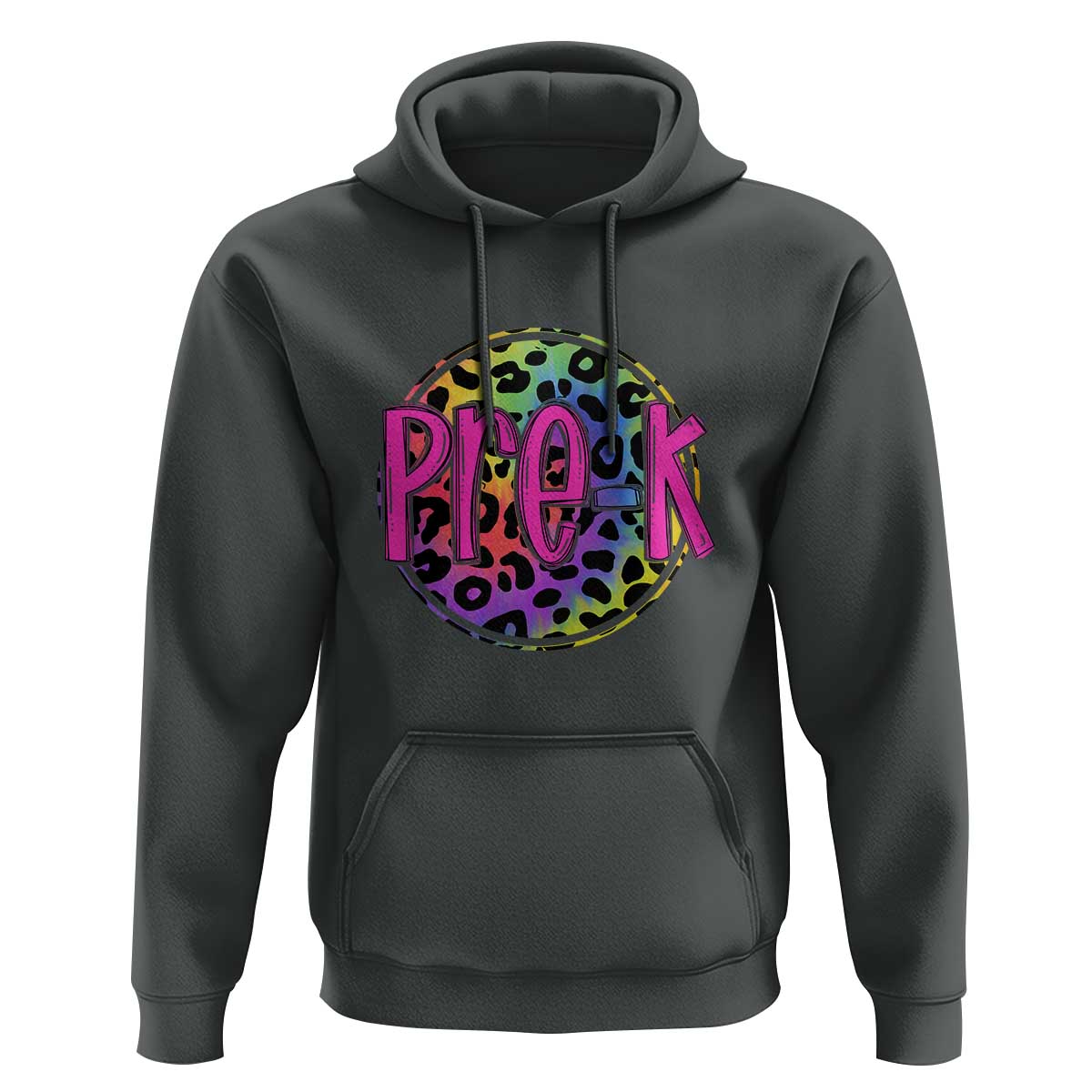 Pre-Kindergarten Neon Leopard Hoodie PreK Teacher 1st Day of School - Wonder Print Shop