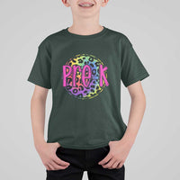 Pre-Kindergarten Neon Leopard T Shirt For Kid PreK Teacher 1st Day of School