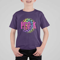 Pre-Kindergarten Neon Leopard T Shirt For Kid PreK Teacher 1st Day of School