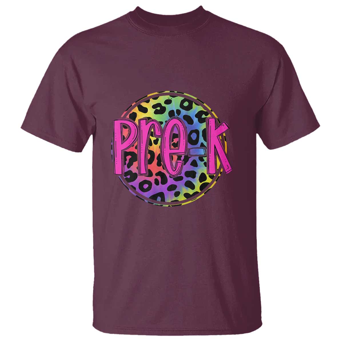 Pre-Kindergarten Neon Leopard T Shirt PreK Teacher 1st Day of School - Wonder Print Shop