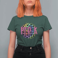 Pre-Kindergarten Neon Leopard T Shirt For Women PreK Teacher 1st Day of School
