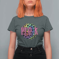 Pre-Kindergarten Neon Leopard T Shirt For Women PreK Teacher 1st Day of School