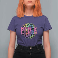 Pre-Kindergarten Neon Leopard T Shirt For Women PreK Teacher 1st Day of School