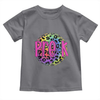 Pre-Kindergarten Neon Leopard Effect Printing Toddler T Shirt Wild About PreK Teacher Student Gift