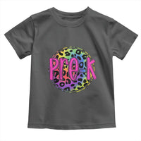 Pre-Kindergarten Neon Leopard Effect Printing Toddler T Shirt Wild About PreK Teacher Student Gift