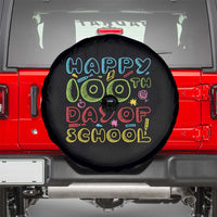 Happy 100 Days of School Spare Tire Cover 100th Day Funny Milestone Celebration