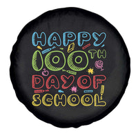 Happy 100 Days of School Spare Tire Cover 100th Day Funny Milestone Celebration