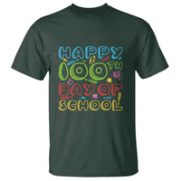 Happy 100 Days of School T Shirt 100th Day Celebration - Wonder Print Shop