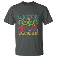 Happy 100 Days of School T Shirt 100th Day Celebration - Wonder Print Shop