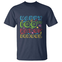 Happy 100 Days of School T Shirt 100th Day Celebration - Wonder Print Shop