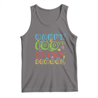 Happy 100 Days of School Tank Top 100th Day Funny Milestone Celebration