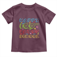 Happy 100 Days of School Toddler T Shirt 100th Day Funny Milestone Celebration