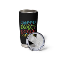 Happy 100 Days of School Tumbler Cup 100th Day Funny Milestone Celebration