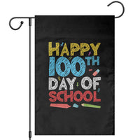 100 Days of School Celebration Garden Flag Happy 100th Day Student Teacher Gift