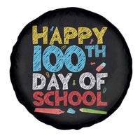 100 Days of School Celebration Spare Tire Cover Happy 100th Day Student Teacher Gift