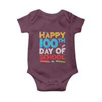 100 Days of School Celebration Baby Onesie Happy 100th Day Student Teacher Gift