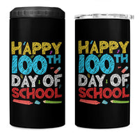 100 Days of School Celebration 4 in 1 Can Cooler Tumbler Happy 100th Day Student Teacher Gift