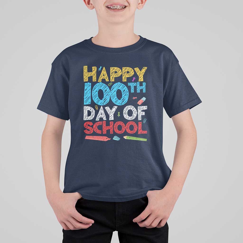 100 Days of School Celebration T Shirt For Kid Happy 100th Day