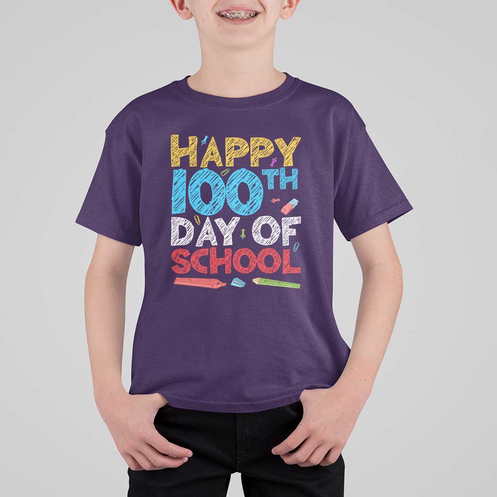 100 Days of School Celebration T Shirt For Kid Happy 100th Day