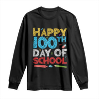 100 Days of School Celebration Long Sleeve Shirt Happy 100th Day Student Teacher Gift