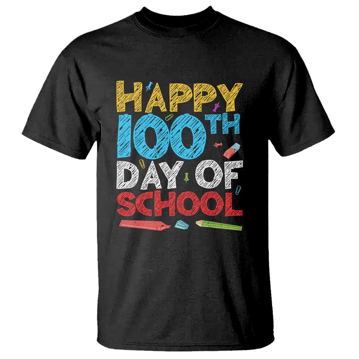 100 Days of School Celebration T Shirt Happy 100th Day - Wonder Print Shop
